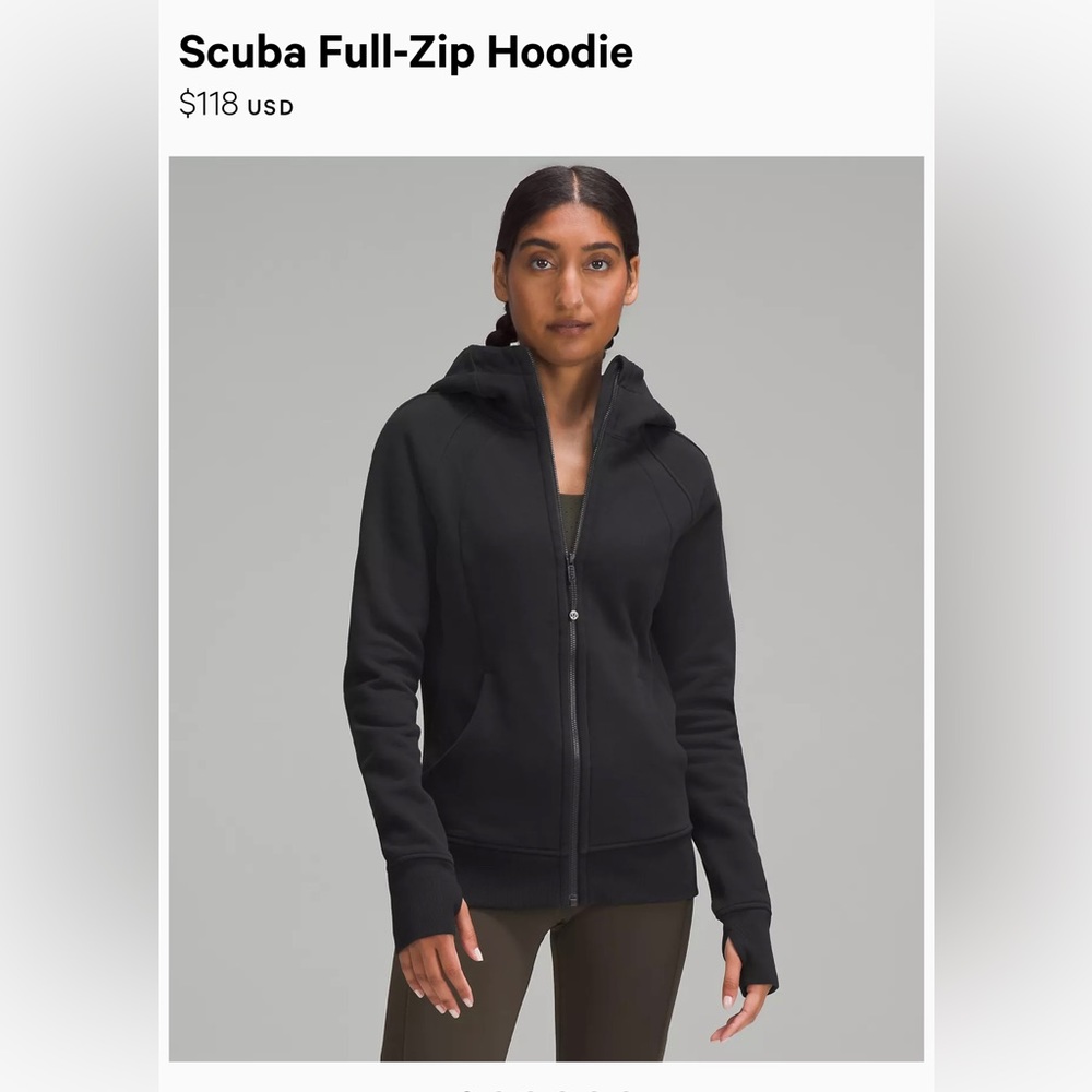 Lululemon Scuba Full Zip Hoodie 2